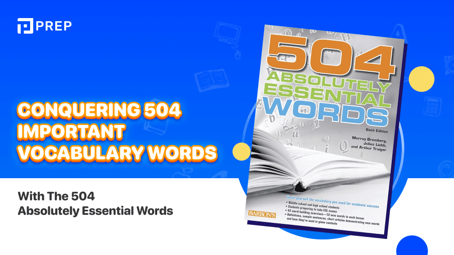 Conquering 504 important vocabulary words with the 504 Absolutely Essential Words