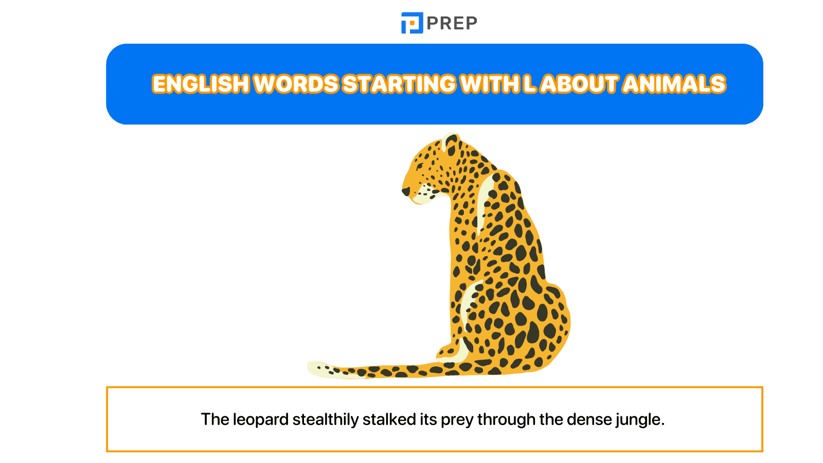 English words starting with L about animals