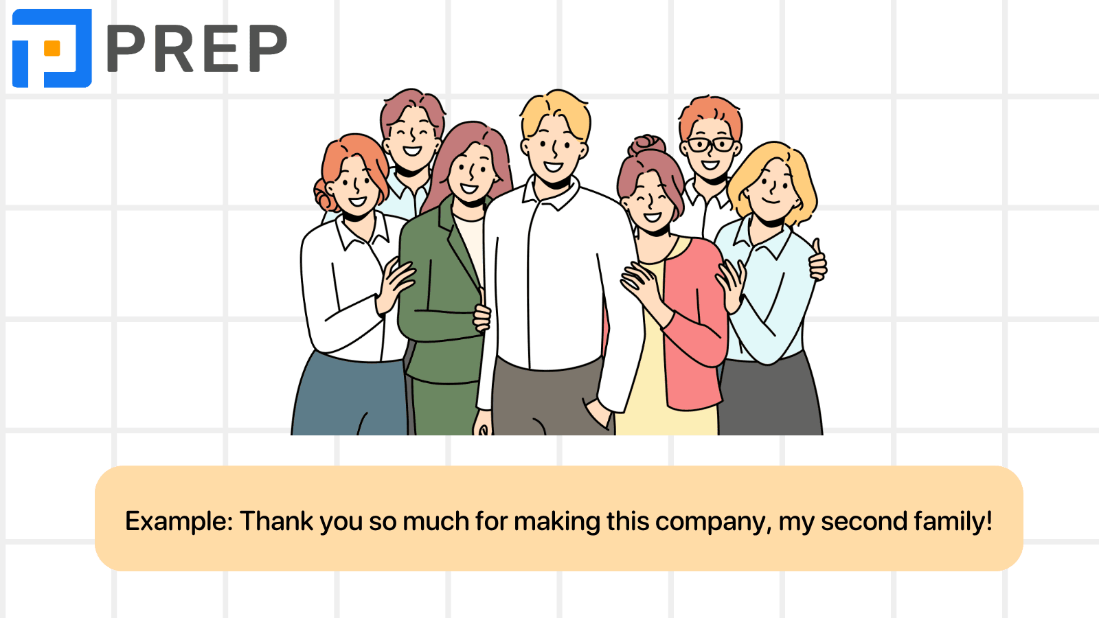 English gratitude expressions to the boss/ colleagues/ partners