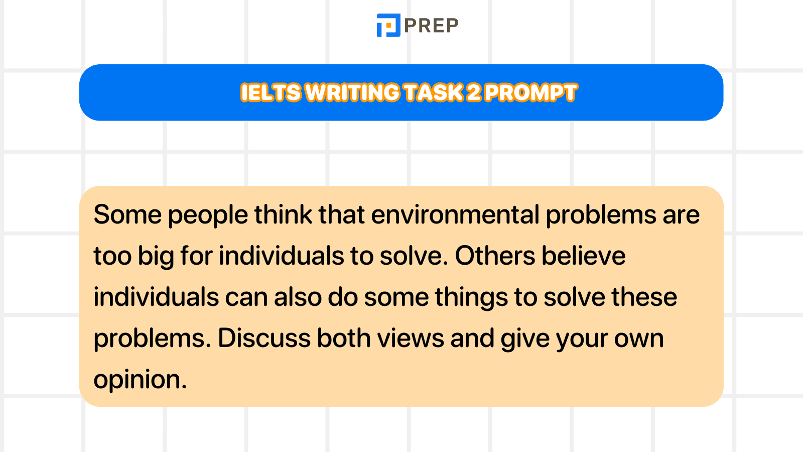 IELTS Writing Task 2 prompt