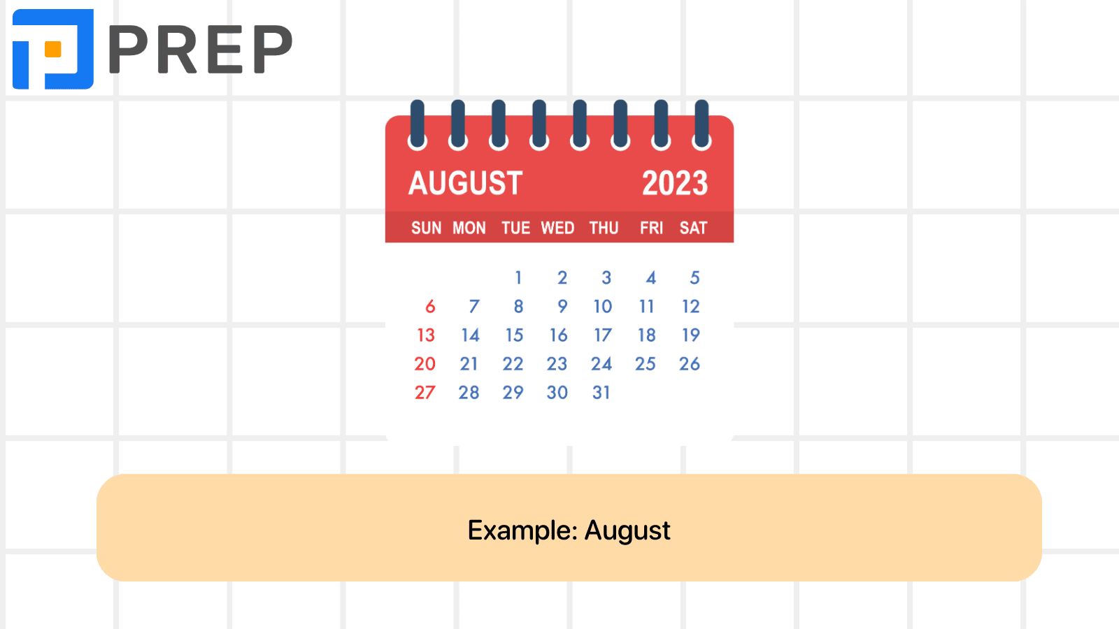 A1 English vocabulary: Months