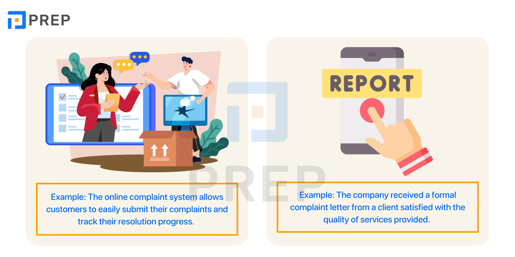 Nouns used with Complaint in English