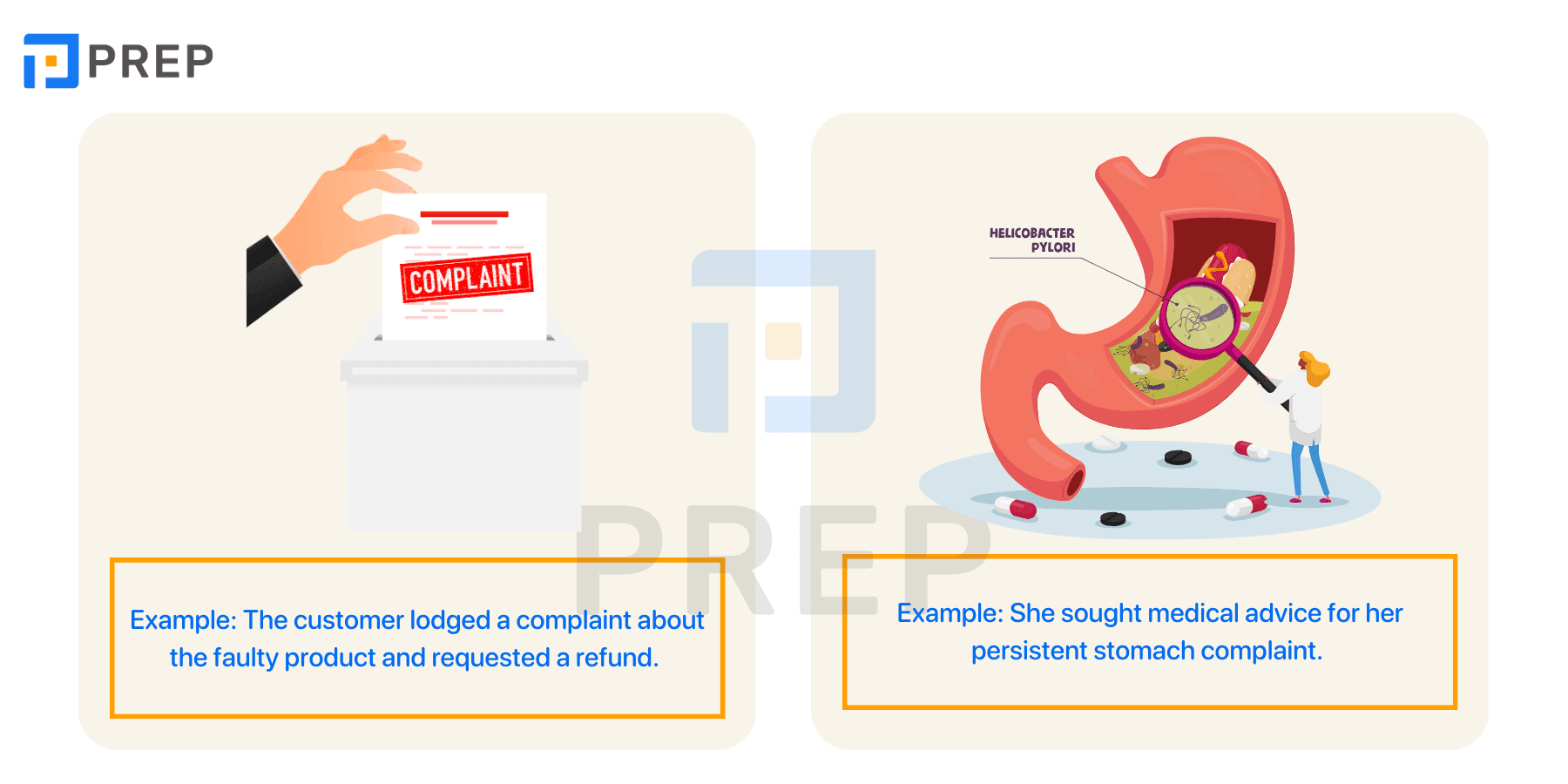 What is Complaint in English?